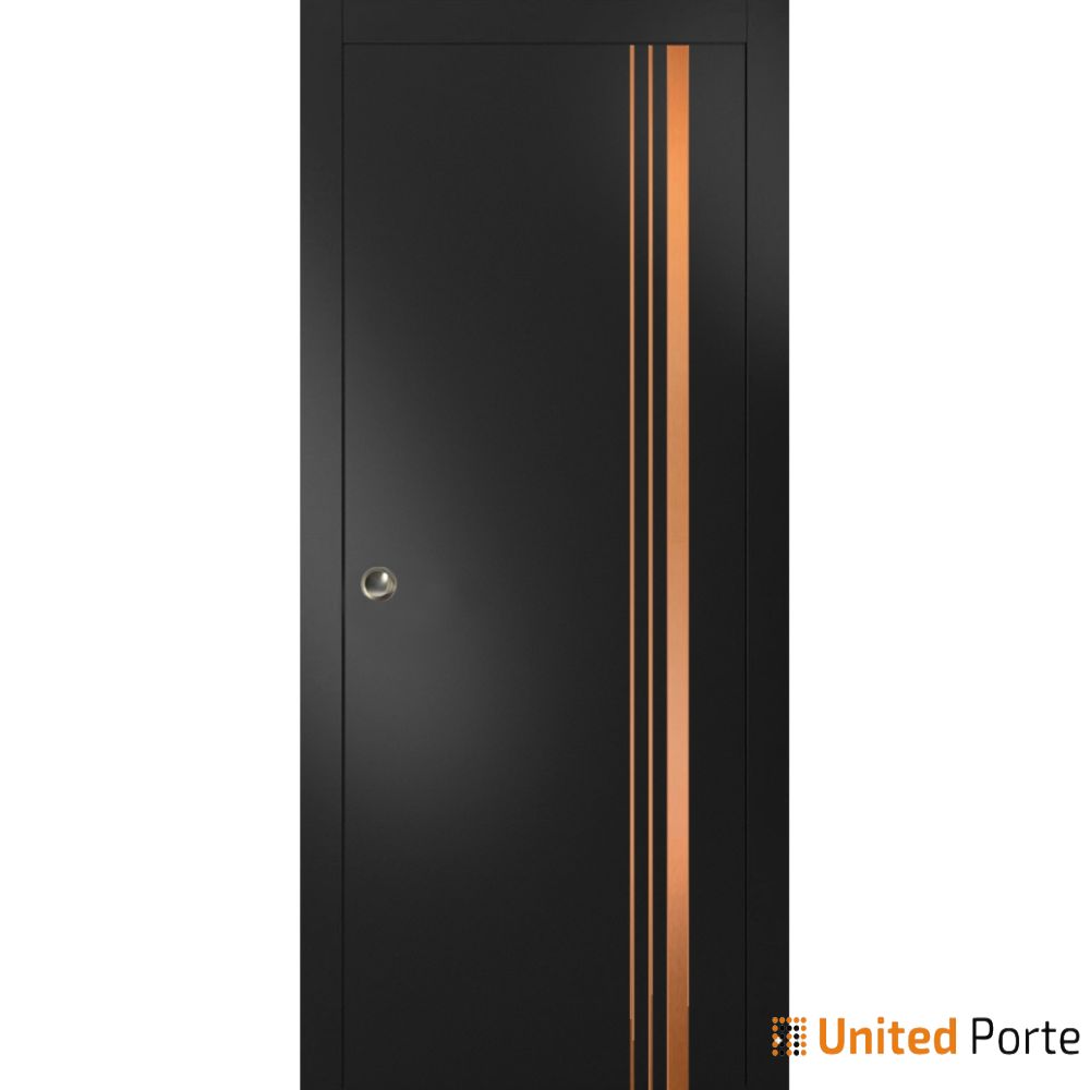 Sliding Pocket Door with Frames | Solid Wood Interior Sturdy Doors | Planum 1010