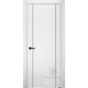 Smart Pro 2U Black | Modern Interior Door | Polar White | Buy Doors Online