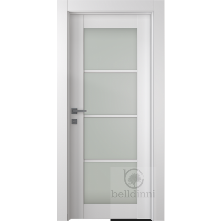Smart Pro 4 Lite Vetro | Modern Interior Door | Polar White