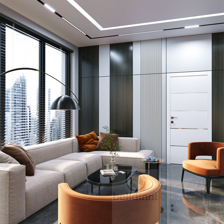 Smart Pro 4H Polar White | Modern Interior Door
