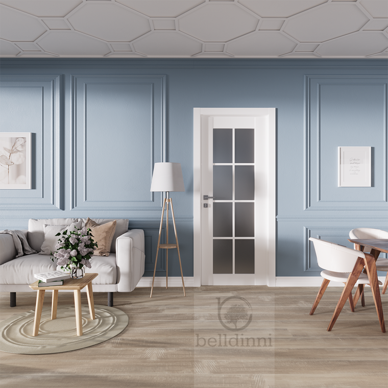 Smart Pro 8 Lite Vetro | Modern Interior Door | Polar White