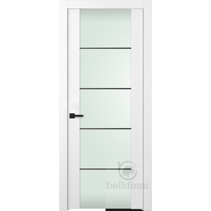 Smart Pro H3g 4H Black Vetro Polar White | Modern Interior Door | Buy Doors Online