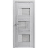 Solid French Modern Door with Opaque Glass | Closet Bedroom Modern Doors | Buy Doors Online