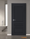 Swing Interior Solid French Door with Decorative Panels | Bathroom Bedroom Sturdy Doors | Buy Doors Online