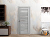 Solid French Door with Frosted Glass | Bathroom Bedroom Sturdy Doors | Quadro 4445