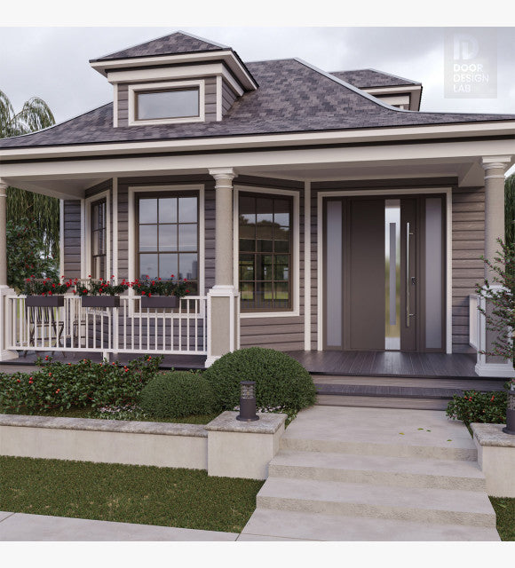 MODERN FRONT STEEL DOOR ZEPHYR | HARDWARE