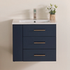Bari Bathroom | 24" Bathroom Vanity Wall Mount Set (Left Side Shelf)