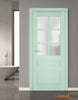 Interior Solid French Door with Frosted Glass | Bathroom Bedroom Sturdy Doors | Buy Doors Online