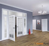 Interior Solid French Door with Frosted Glass | Bathroom Bedroom Sturdy Doors | Buy Doors Online