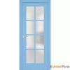 Interior Solid French Door with Frosted Glass | Bathroom Bedroom Sturdy Doors | Buy Doors Online