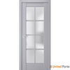 Interior Solid French Door with Frosted Glass | Bathroom Bedroom Sturdy Doors | Buy Doors Online