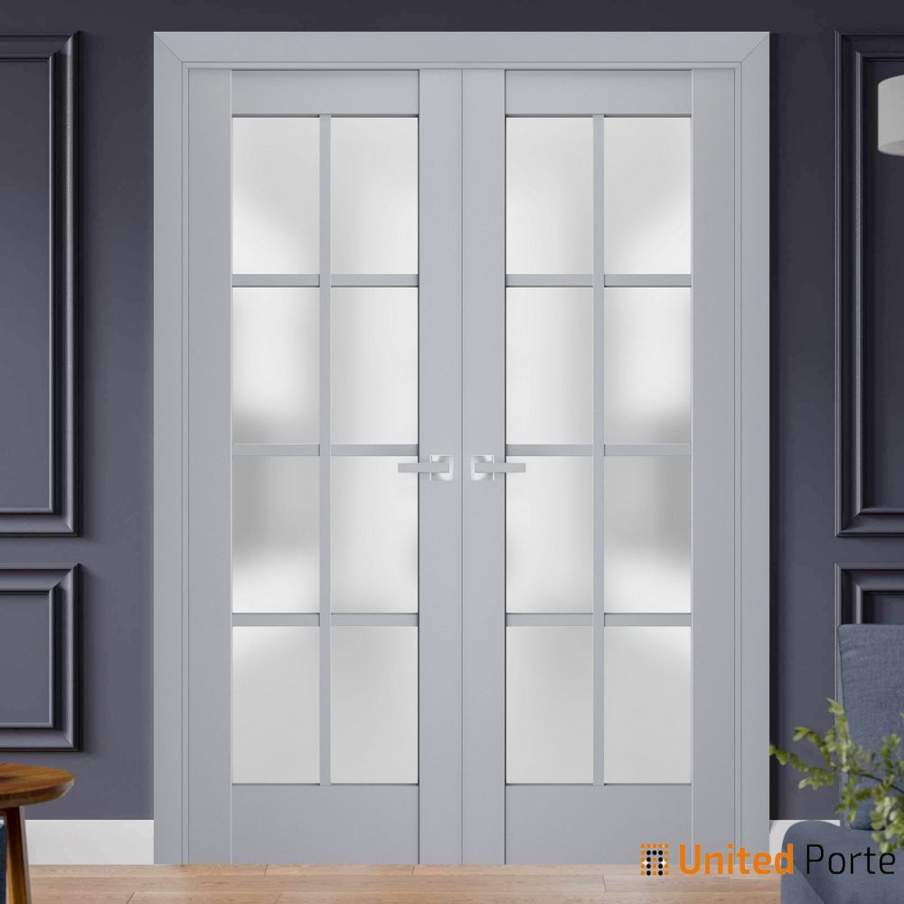 Interior Solid French Door With Frosted Glass Bathroom Bedroom Sturdy Doors Buy Doors Online 3503