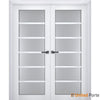 Interior Solid French Door with Frosted Glass | Bathroom Bedroom Sturdy Doors | Buy Doors Online