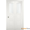 Sliding Closet Bi-fold Doors with Opaque Glass | Wood Solid Bedroom Wardrobe Doors | Buy Doors Online