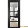 Sliding French Pocket Door with Clear Glass | Solid Wood Interior Bedroom Sturdy Doors | Buy Doors Online