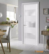 Solid French Door with Frosted Glass | Bathroom Bedroom Sturdy Doors | Buy Doors Online