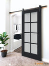 Sturdy Barn Door with Frosted Glass | Solid Panel Interior Doors | Buy Doors Online