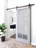 Sturdy Barn Door with Frosted Glass | Solid Panel Interior Doors | Buy Doors Online