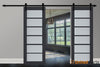 Sturdy Barn Door with Frosted Glass | Solid Panel Interior Doors | Buy Doors Online