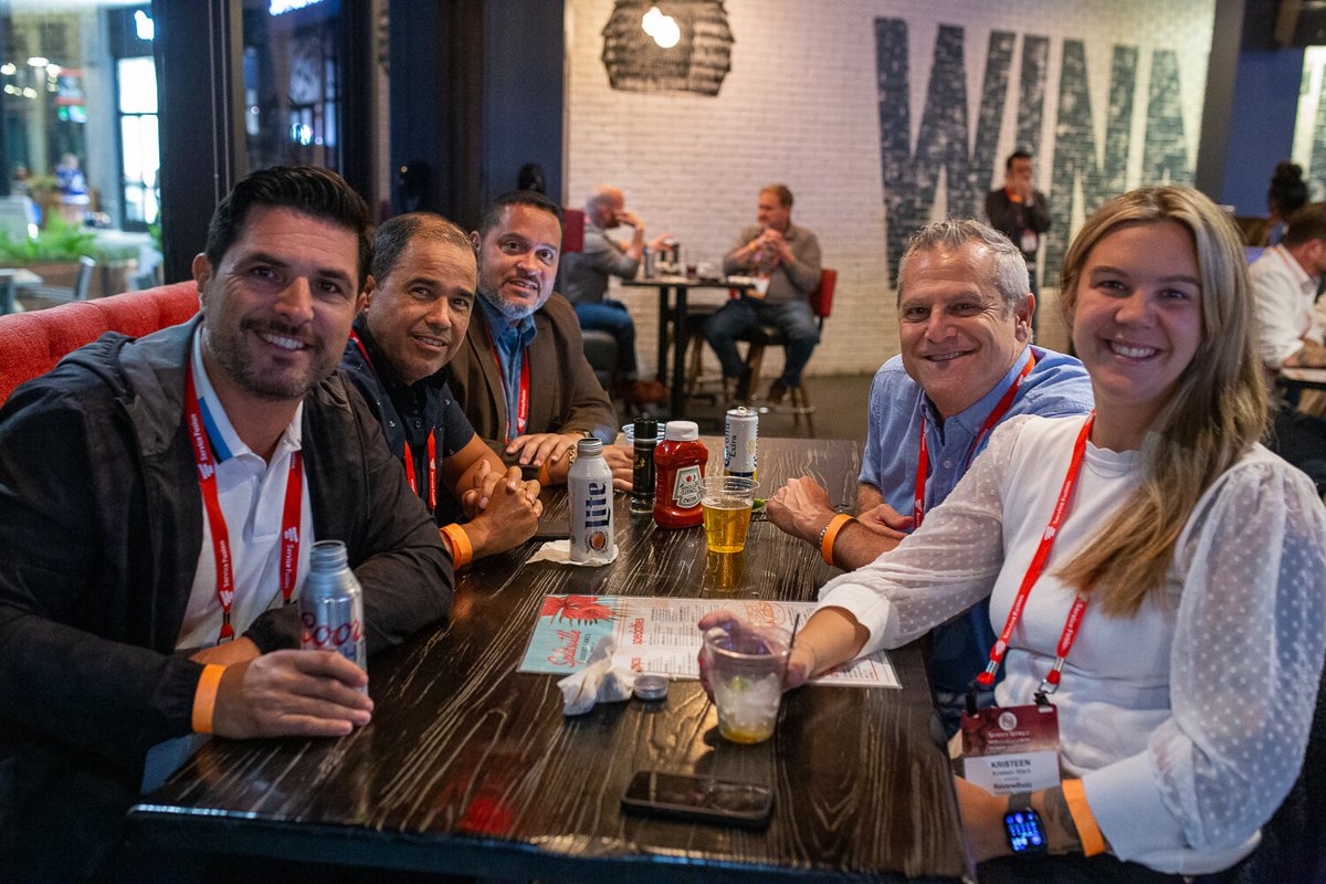 Contractors networking at Service World Expo