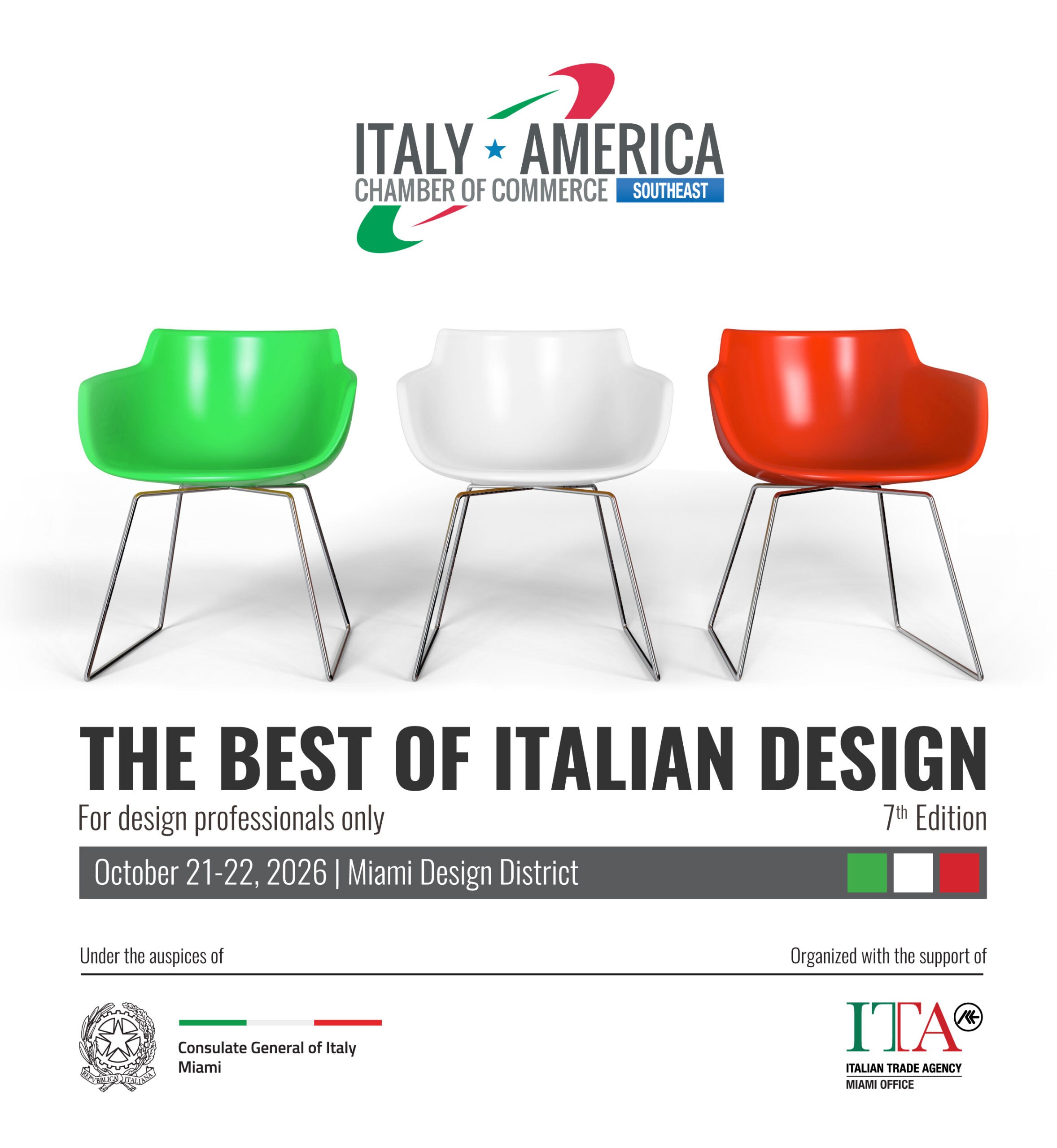 The Best of Italian Design 7th Edition — October 21–22, 2026, Miami Design District